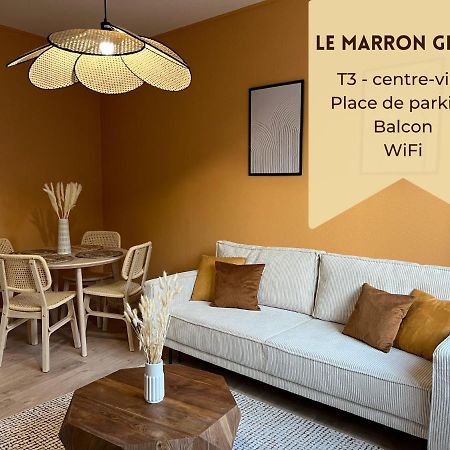 Le Marron Glace - T3 + Parking Montlucon Luaran gambar